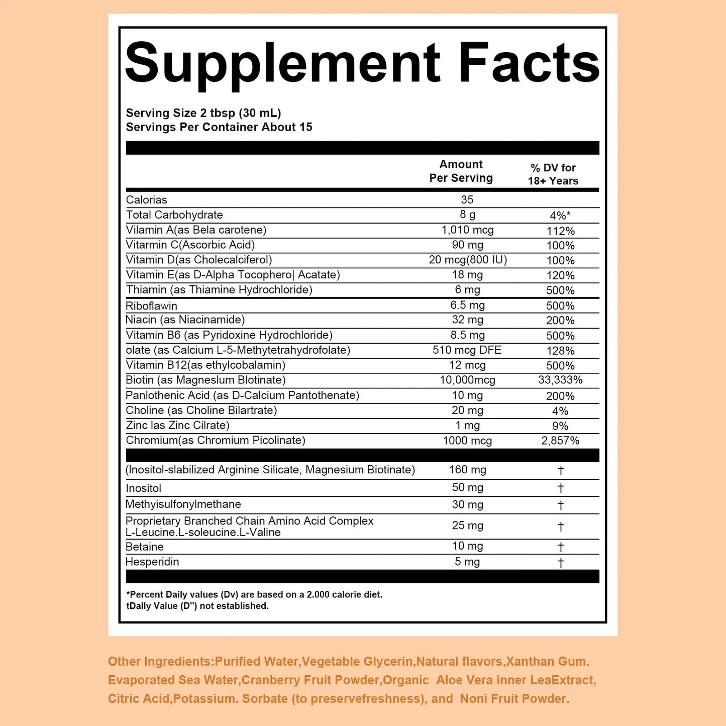Zeniber MaayRuth Multivitamins Hair Growth&Liquid Multivitamins for Women, Biotin 10000mcg Liquid Multivitamin Hair Growth Supplement, 15.22 OZ ZeniberBuy Supplements Australia