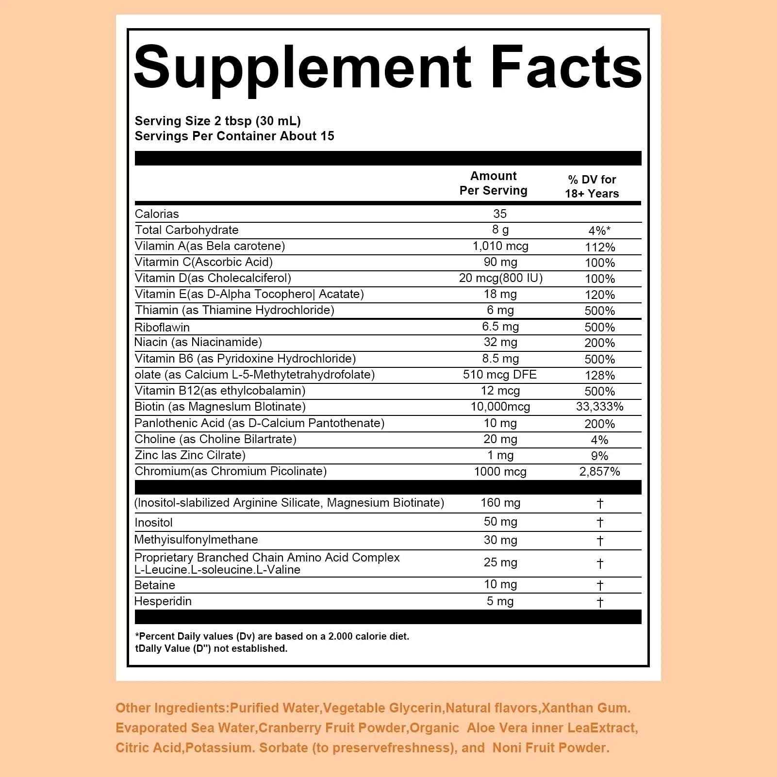 Zeniber MaayRuth Multivitamins Hair Growth&Liquid Multivitamins for Women, Biotin 10000mcg Liquid Multivitamin Hair Growth Supplement, 15.22 OZ ZeniberBuy Supplements Australia
