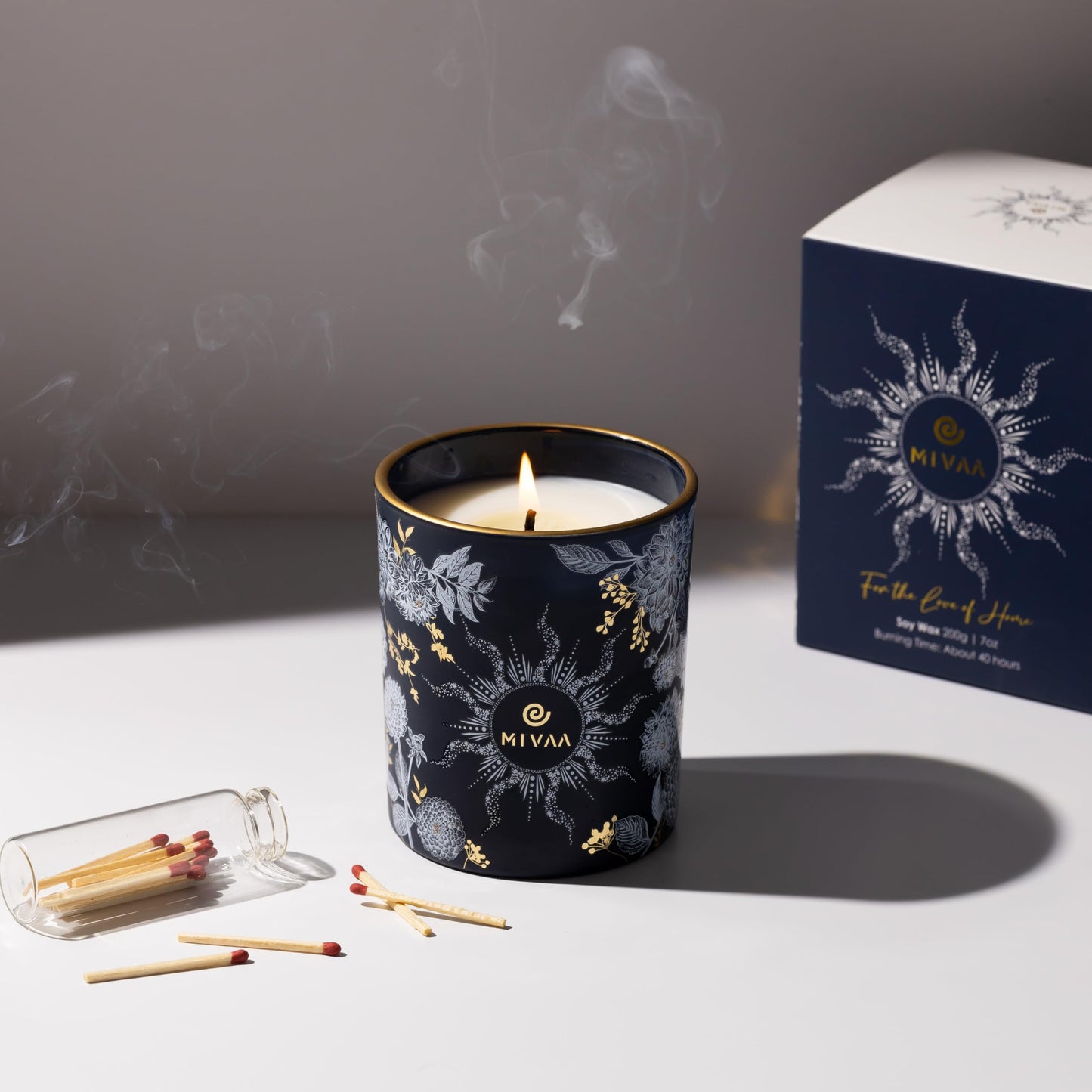Mivaa Scented Candles - 100% Natural Soy Wax, 40 hrs Burn, Lead-Free Wicks, Holiday, Fall, Winter Msupps.comBuy Supplements Australia
