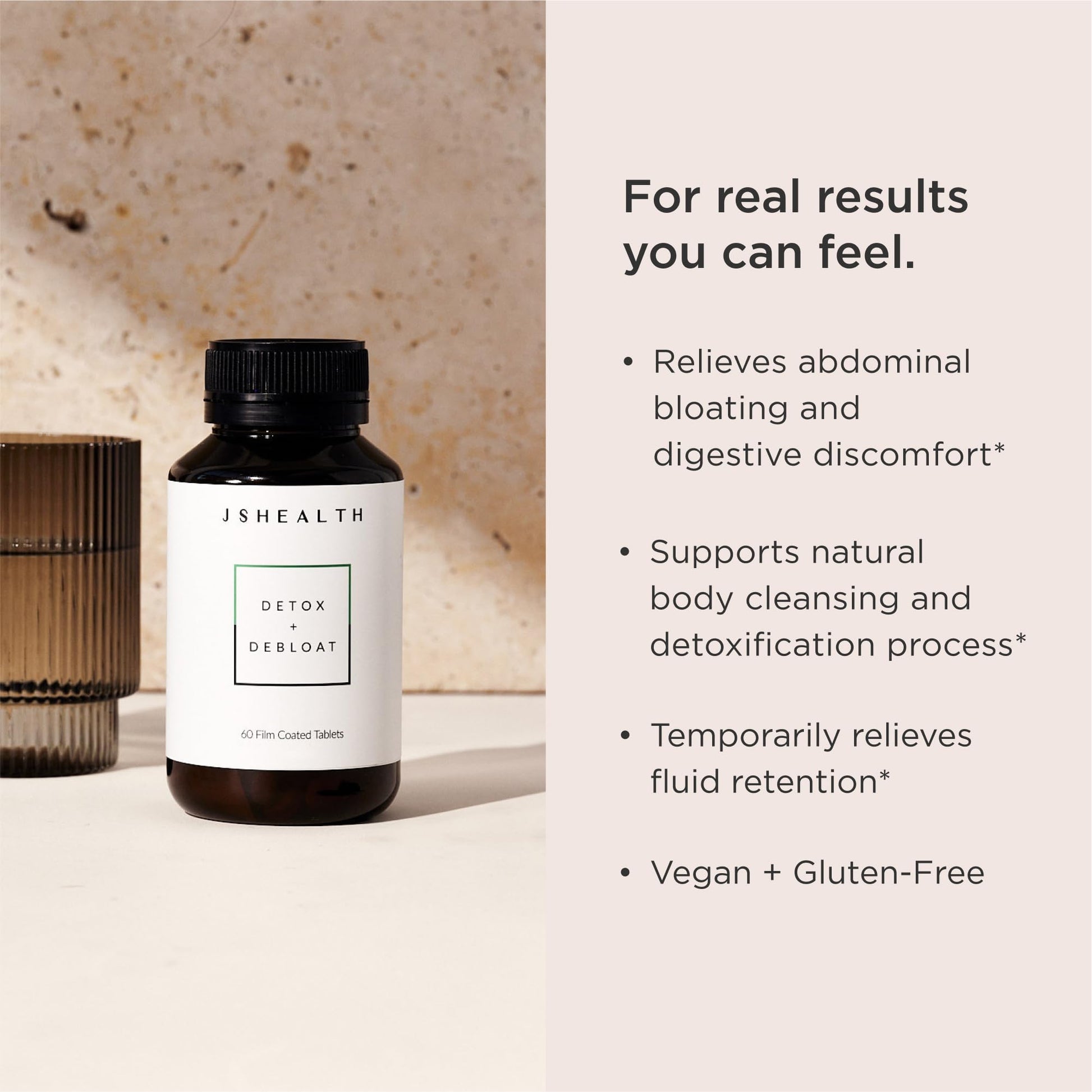 JSHealth Vitamins Detox and Debloat Liver Health Formula | Liver Detox Pills | Debloating JSHealthBuy Supplements Australia