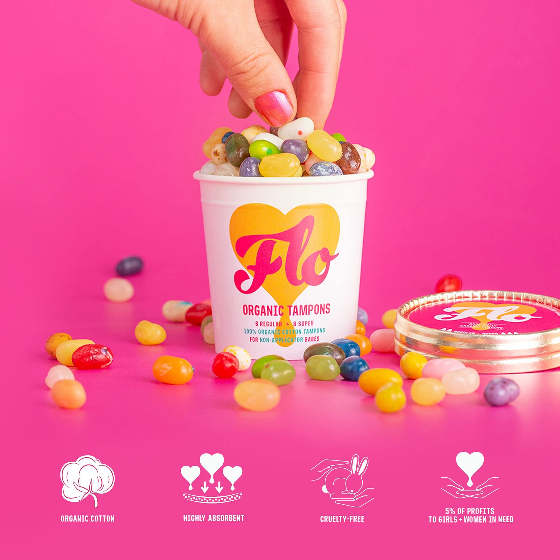 FLO - Organic Bamboo Daily Panty Liners, Plant-Based Cotton, Biodegradable FLOBuy Supplements Australia