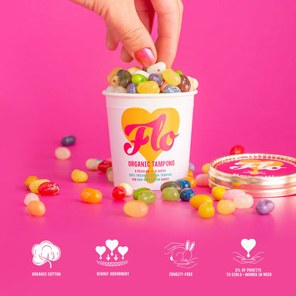FLO - Organic Bamboo Daily Panty Liners, Plant-Based Cotton, Biodegradable FLOBuy Supplements Australia