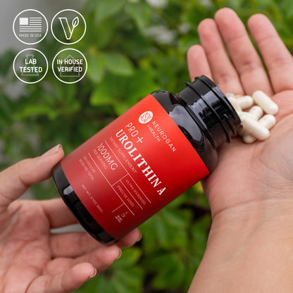 Neurogan Urolithin A PRO Capsules - 1000mg, 120 Ct - Advanced Cellular Health, Post Biotic Supplements - Ultra Micronized Urolithin A Supplement, Sourced from Pomegranate Extract NeuroganBuy Supplements Australia