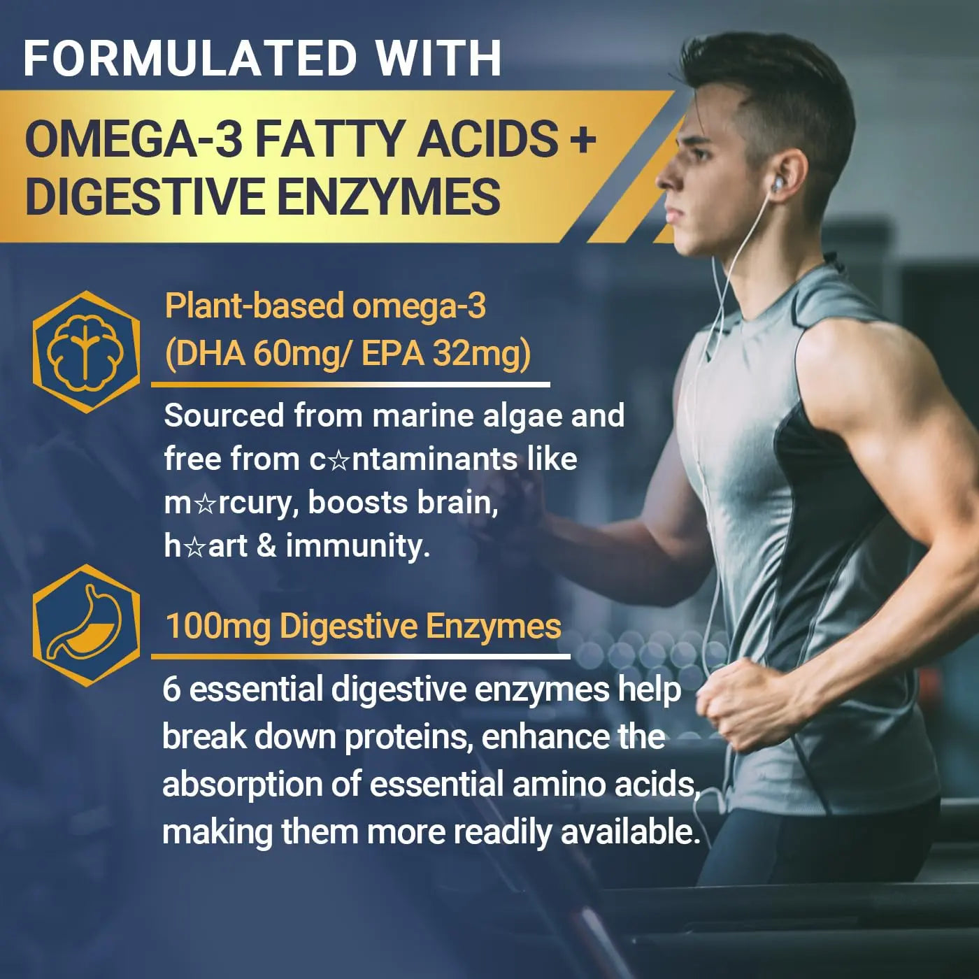 Mens Multivitamins Gummies, Methylated Multivitamin with Vitamins A C D K E, B Complex, Omega-3, Digestive Enzymes, Lycopene Wiszeen