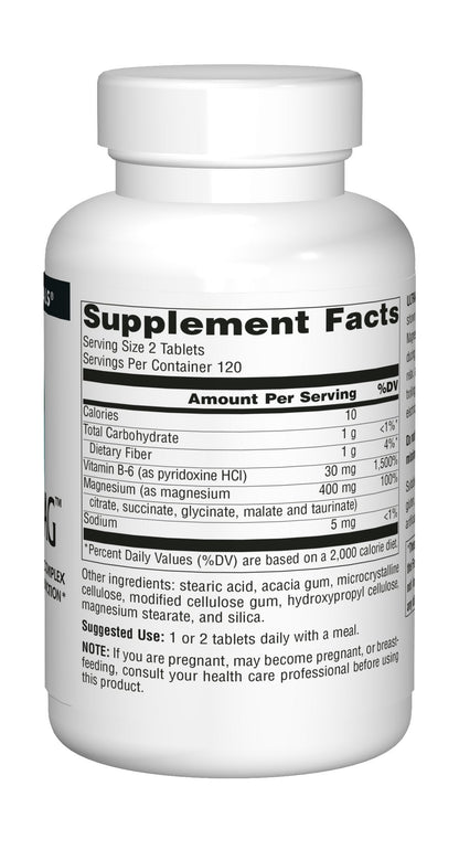 Source Naturals Ultra-Mag High-Efficiency Magnesium Complex - Maintains Muscle Source NaturalsBuy Supplements Australia