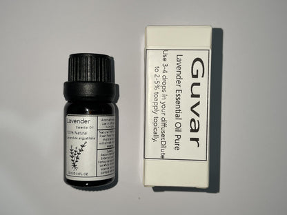 Guvar Lavender Essential Oil Pure for Diffuser for Aromatherapy and Home 100% Pure Natural Extraction GuvarBuy Supplements Australia