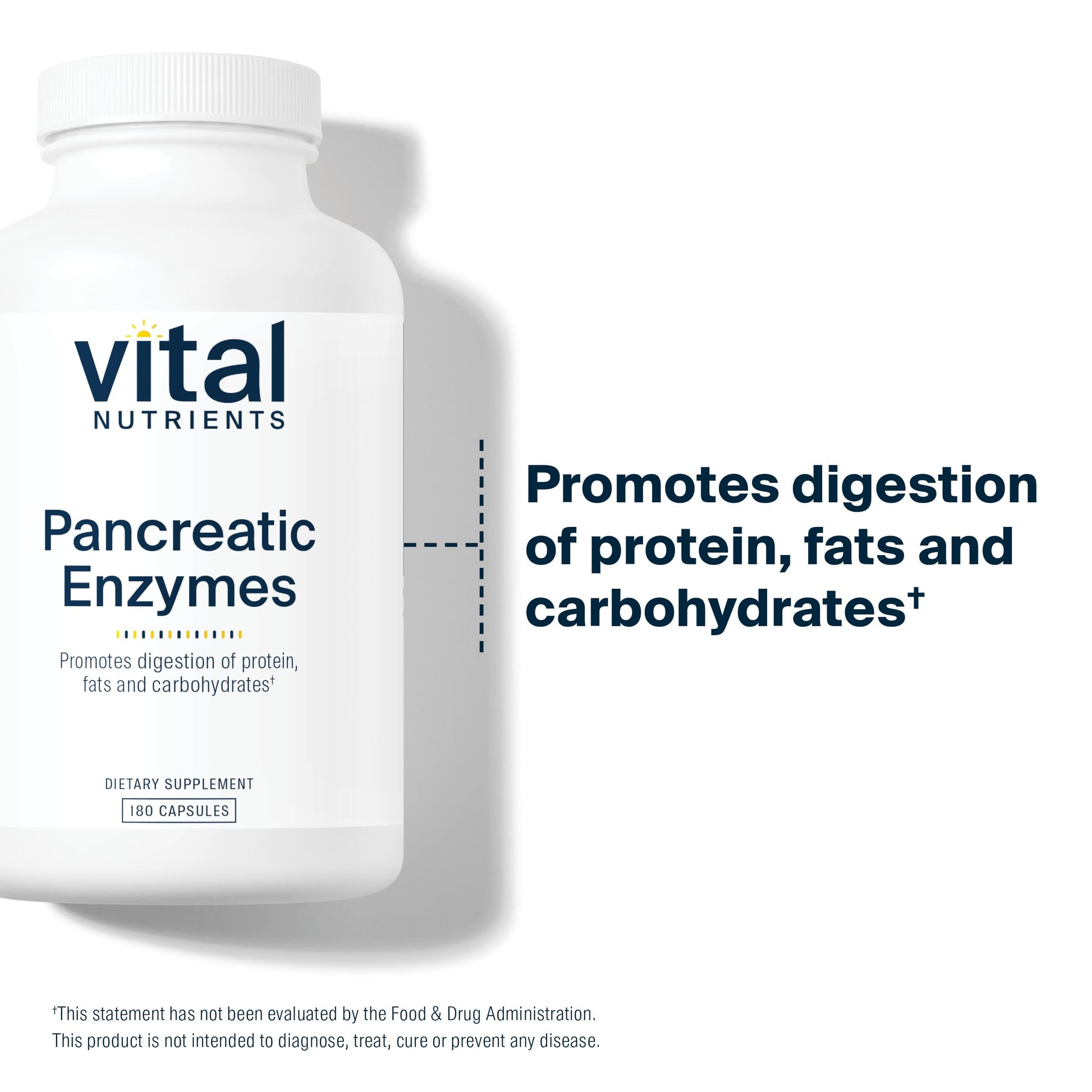 Vital Nutrients Pancreatic Enzymes 1000mg (Full Strength) | Pancreatin Digestion Supple Vital NutrientsBuy Supplements Australia