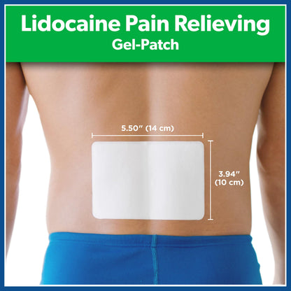 Salonpas Lidocaine 4% Pain Relieving Gel-Patch, 6 Count, for Back, Neck, Shoulder, Knee & Elbow Pain SalonpasBuy Supplements Australia