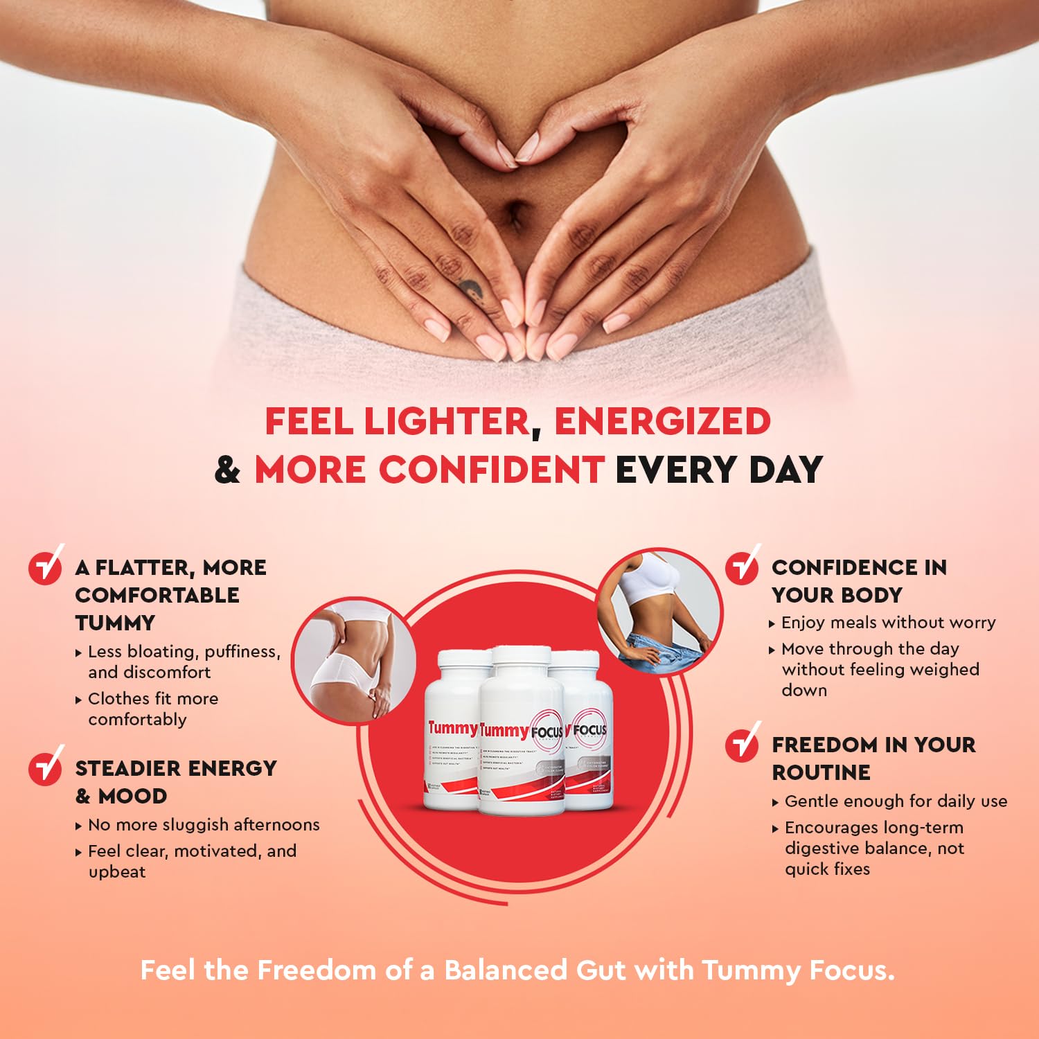 JJ Smith Tummy Focus – Digestive Cleanse Supplement with Ozonated Oxygenated Magnesium – Supports Digestion, Regularity, Bloating, Gut Balance, Nutrient Absorption, Energy & a Flatter Belly Health FocusedBuy Supplements Australia
