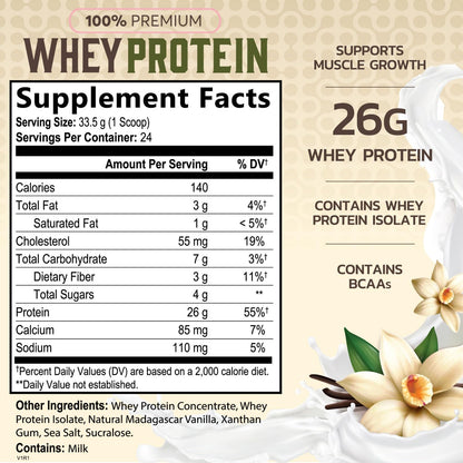 Nature's Protein Powder, 100% Whey Protein Powder Isolate, Immune Support, BCAAs Nature's PeakBuy Supplements Australia