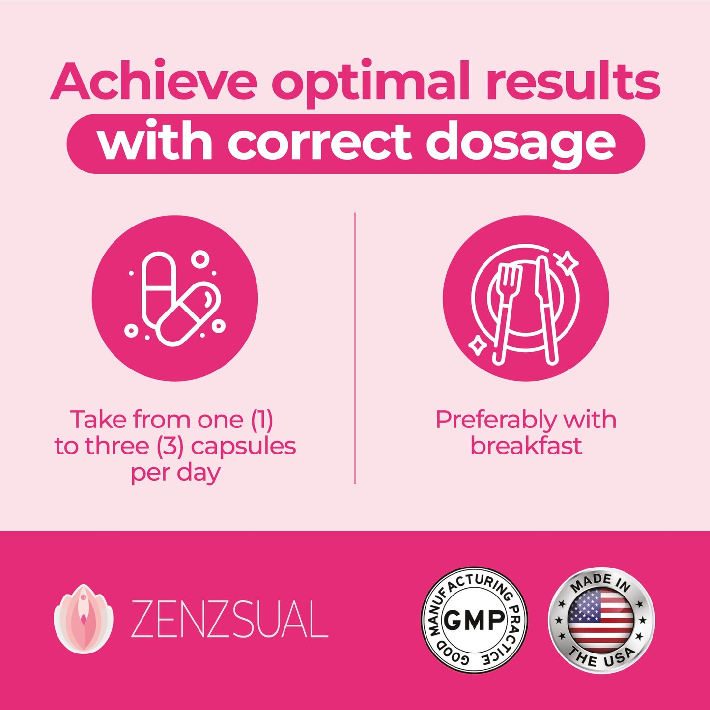 ZENZSUAL Libizenzs – Plant-Based Energy Support Supplement for Women – Caffeine-Free with Maca Root, Ashwagandha & Ginseng – Supports Daily Stamina, Focus & Well-Being – 90 Vegan Capsules ZENZSUALBuy Supplements Australia