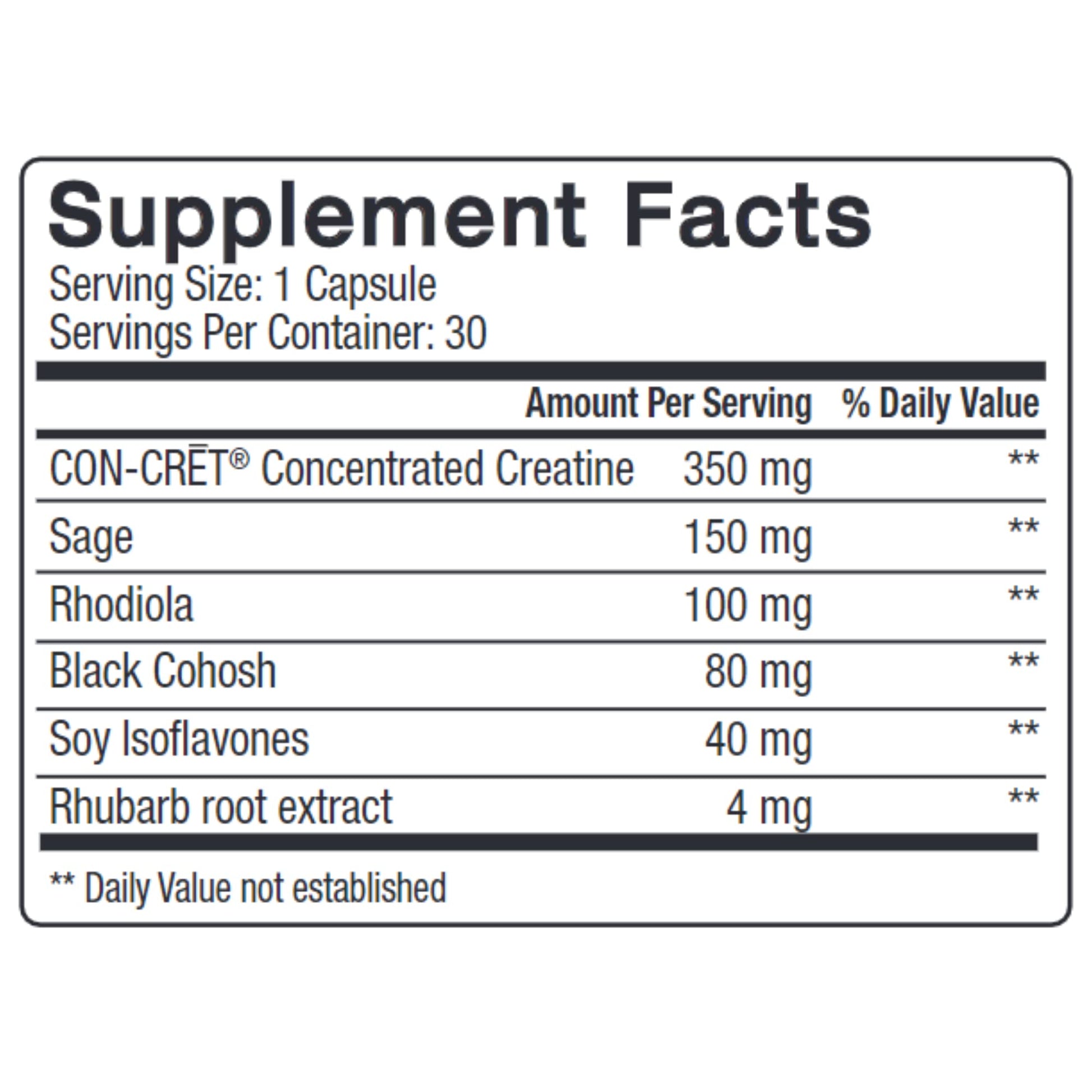 pH-D Feminine Health - Holistic Menopause Support - Oral Supplement with CON-CRET Concentrated Creatine pH-D Feminine Health SupportBuy Supplements Australia
