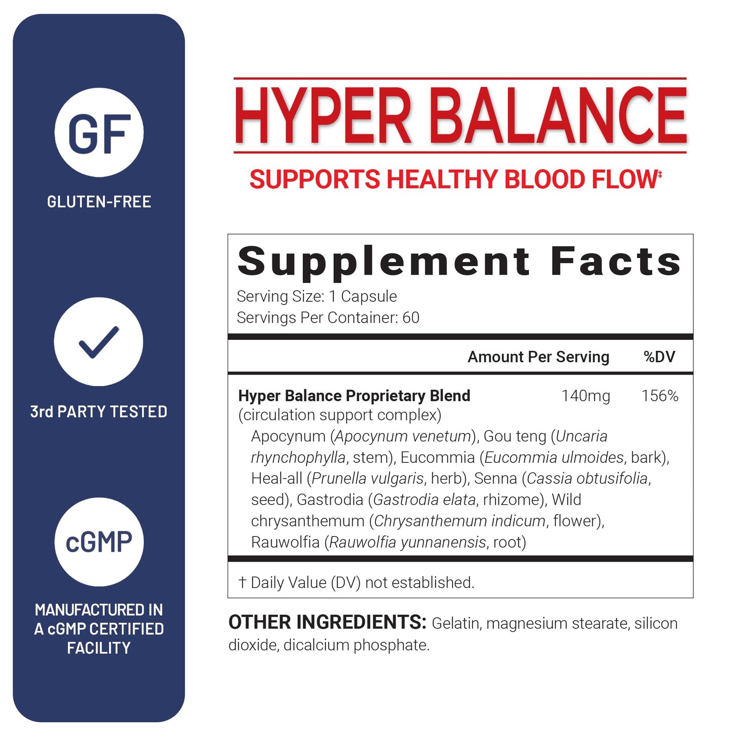 U.S. Doctors’ Clinical HyperBalance Herbal Support for Liver with Eucommia Bark, Senna, Wild Chrysanthemum to Promote Regulation (1 Month Supply – 60 Capsules) U.S.DOCTORS'CLINICALBuy Supplements Australia