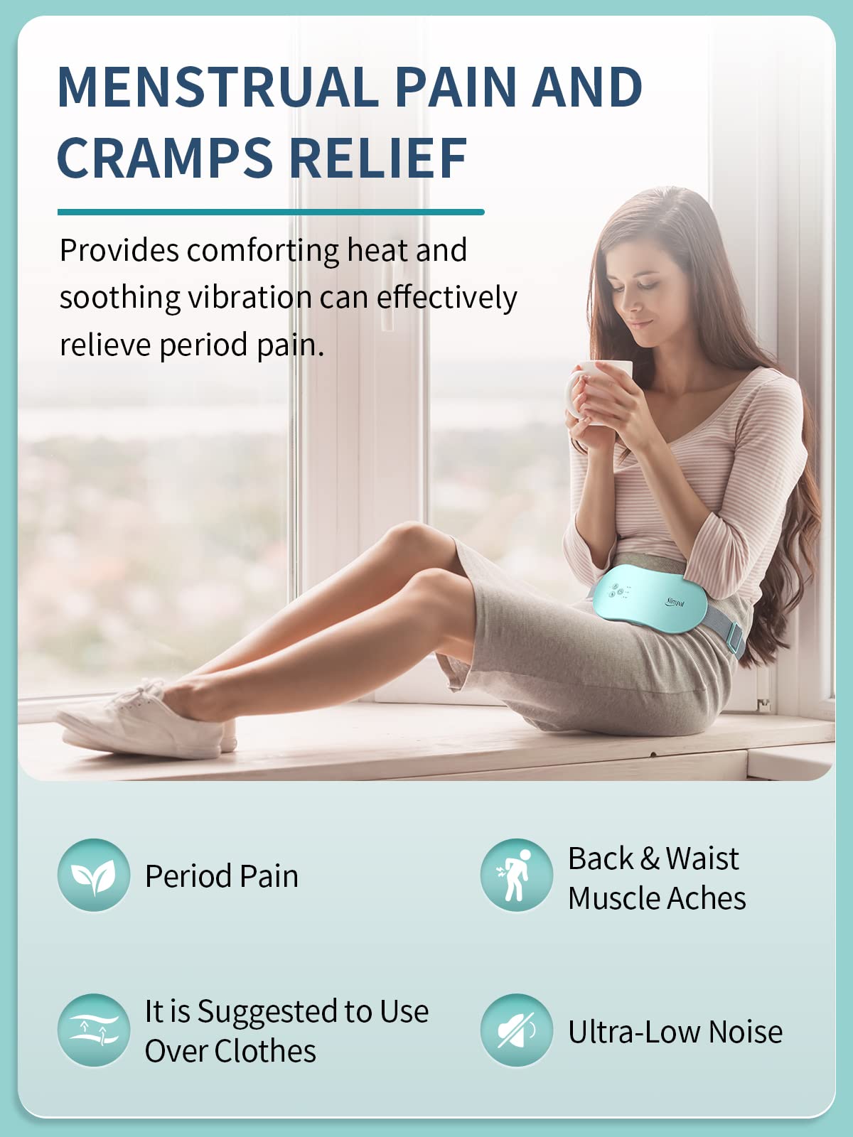 Slimpal Period Heating Pad for Cramps, FSA HSA Eligible Approved, Portable Heat Pad SlimpalBuy Supplements Australia