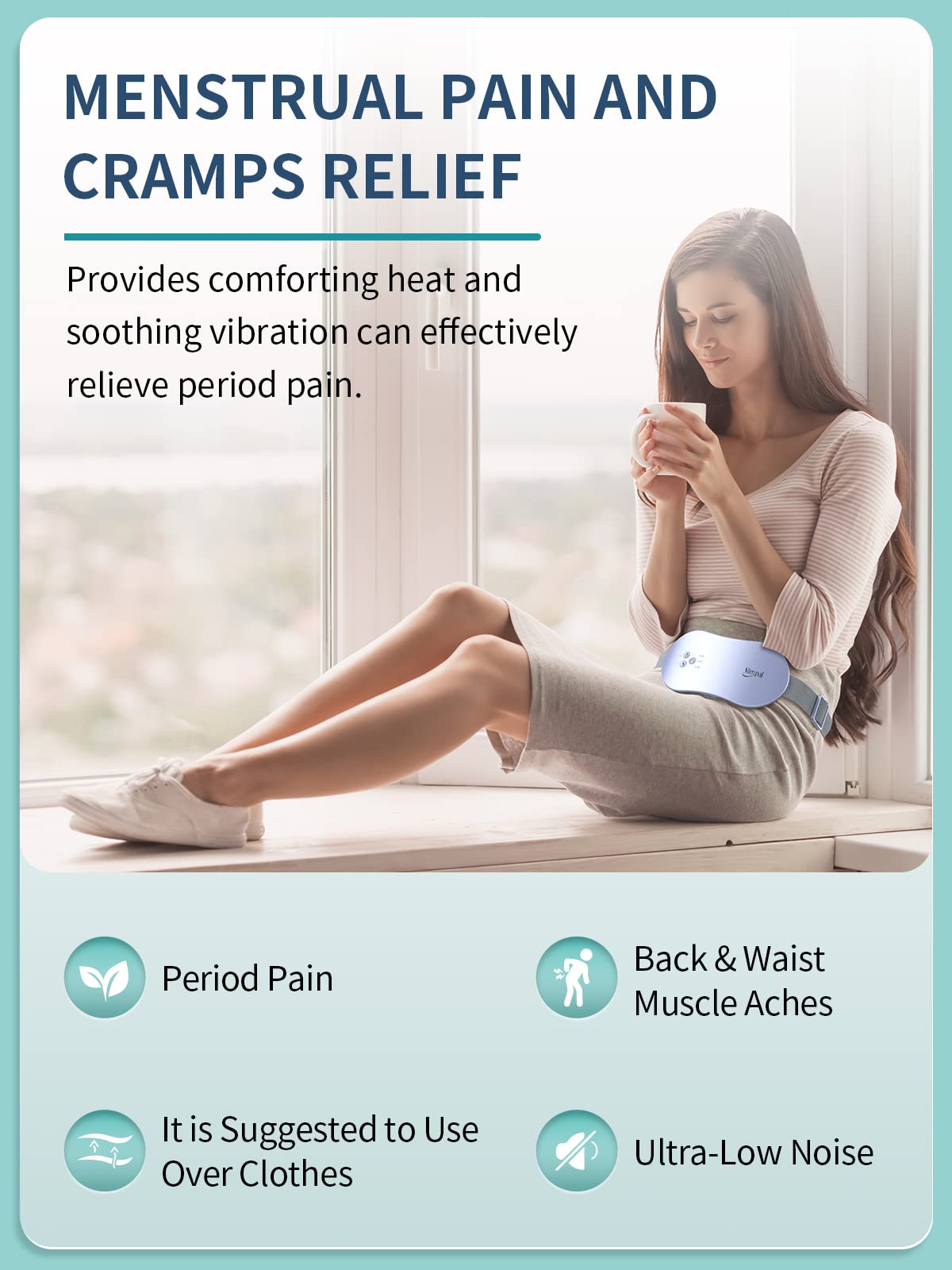 Slimpal Period Heating Pad for Cramps, FSA HSA Eligible Approved, Portable Heat Pad SlimpalBuy Supplements Australia