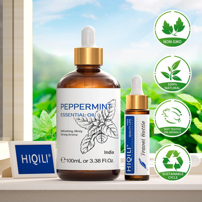 HIQILI Peppermint Essential Oil, 100% Pure Natural for Diffuser, Hair, Massage, Add to Spray HIQILIBuy Supplements Australia