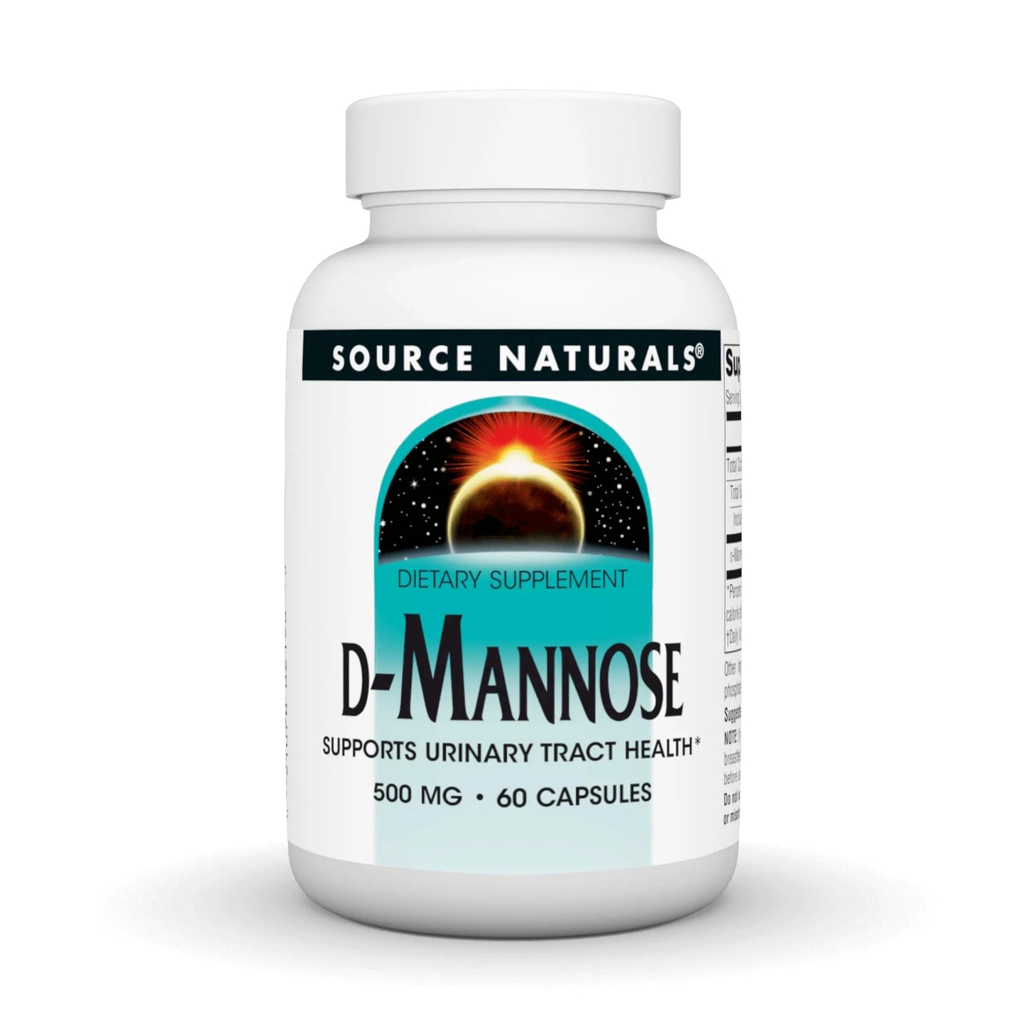 Source Naturals D-Mannose, Potent Urinary Tract & Bladder Health Support*, 500mg - 60 Capsules Source NaturalsBuy Supplements Australia