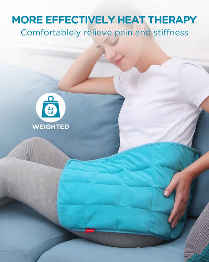 Comfytemp Weighted Heating Pad for Back Pain Relief, FSA/HSA Eligible 2.2lb Electric Heating ComfytempBuy Supplements Australia