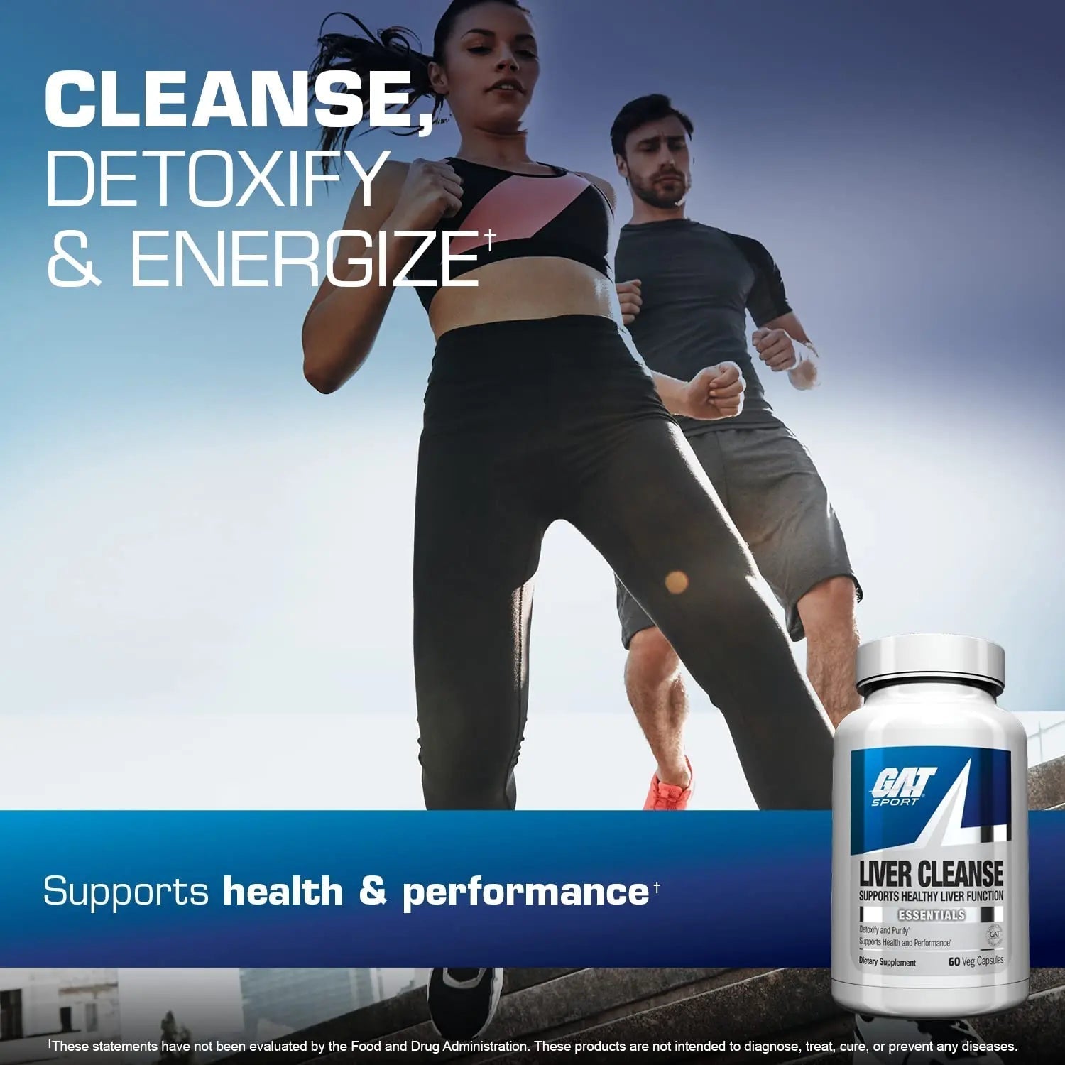 GAT SPORT Essentials Liver Cleanse Multivitamin, 60 Count GAT SPORT