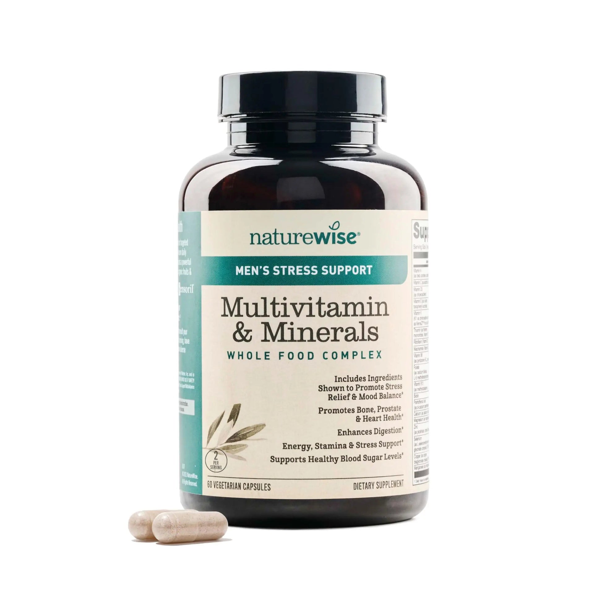 NatureWise Multivitamin for Men + Stress Support + Fulvic Ionic Minerals + Probiotics for Immunity, Male Health NatureWiseBuy Supplements Australia