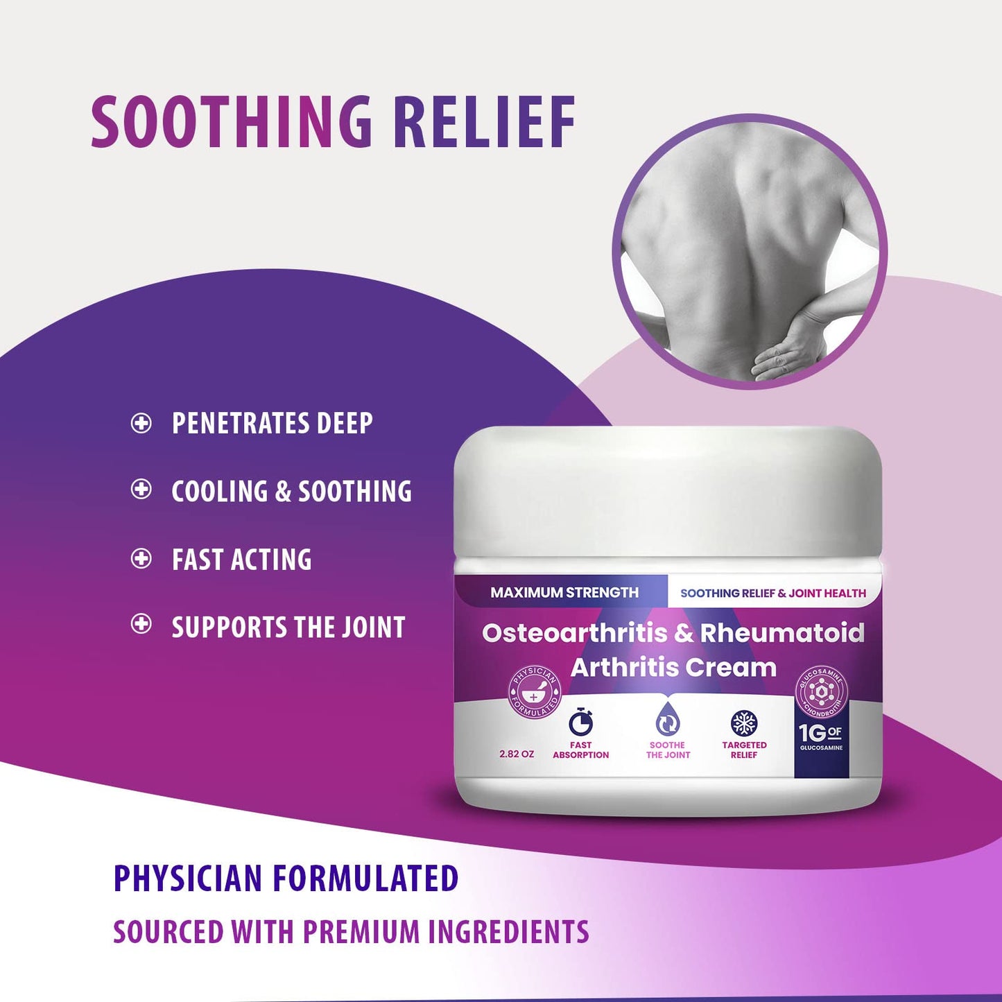Osteoarthritis And Rhematoid Arthritis Cream By PMT – Soothing Relief For Your Knees and Hands. Includes 1 Gram Of Glucosamine; Arnica, Arginine, Glucosamine, Aloe - Cooling relief for Hands and Knees M PAIN MANAGEMENT TECHNOLOGIESBuy Supplements Australia