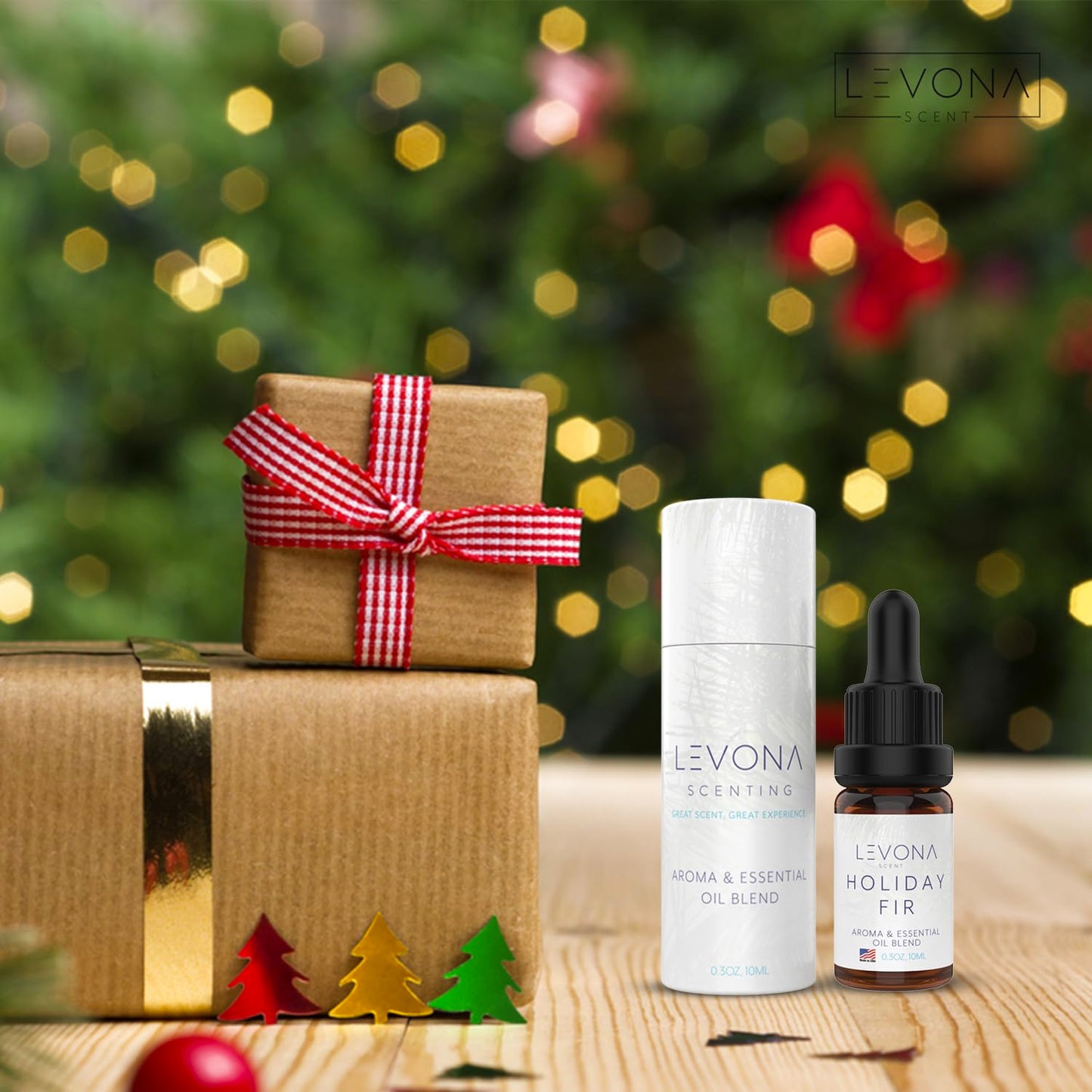 Levona Scent Christmas Essential Oils for Diffuser: Holiday Fir Essential Oil for Diffusers for Home LEVONA SCENTBuy Supplements Australia