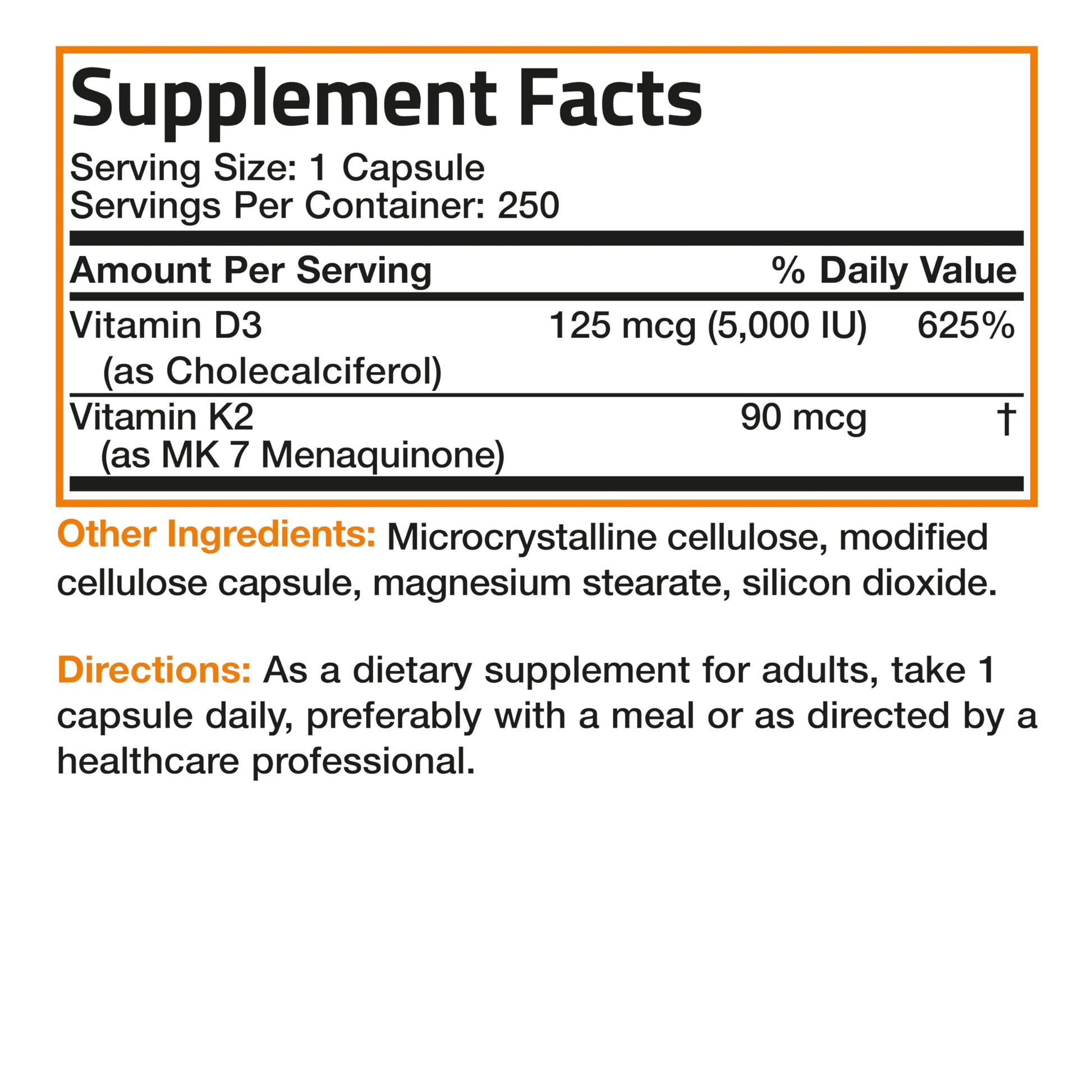 Bronson Vitamin K2 (MK7) with D3 Supplement Bone and Heart Health Non-GMO BronsonBuy Supplements Australia