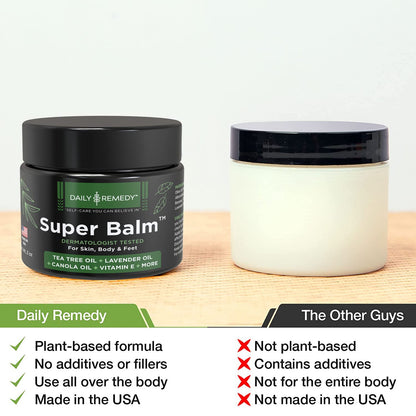 DAILY REMEDY Tea Tree Oil Extra Strength Super Balm - Athletes Foot Cream Combats DAILY REMEDYBuy Supplements Australia
