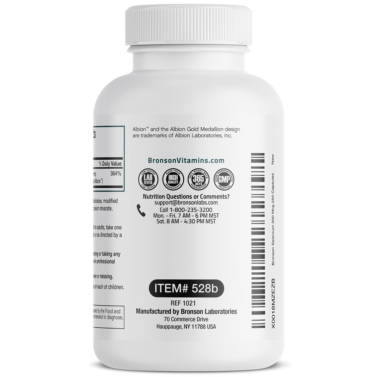 Bronson Selenium 200 mcg – Yeast Free Chelated Amino Acid Complex - Essential Trace Mineral with Superior Absorption