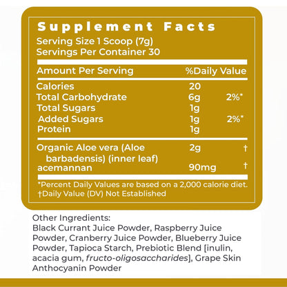 Premier Research Labs Aloe Powder - Aloe Vera Powder, Aloe Vera Drink Mix for Skin and Digestion, Aloe Barbadensis Leaf Extract with Acemannan, Freeze Dried - Mixed Berry, 7.4 Oz (30 Servings) Premier Research LabsBuy Supplements Australia