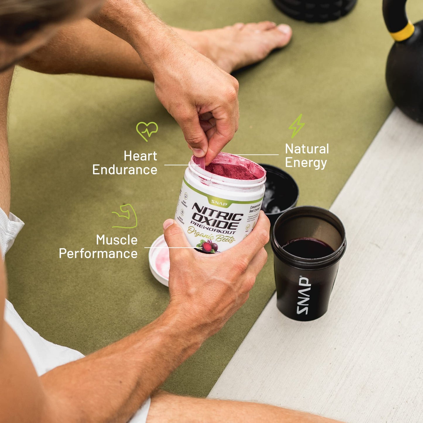 Snap Supplements Preworkout Beet Root Powder, Nitric Oxide Pre Workout with Organic Snap SupplementsBuy Supplements Australia