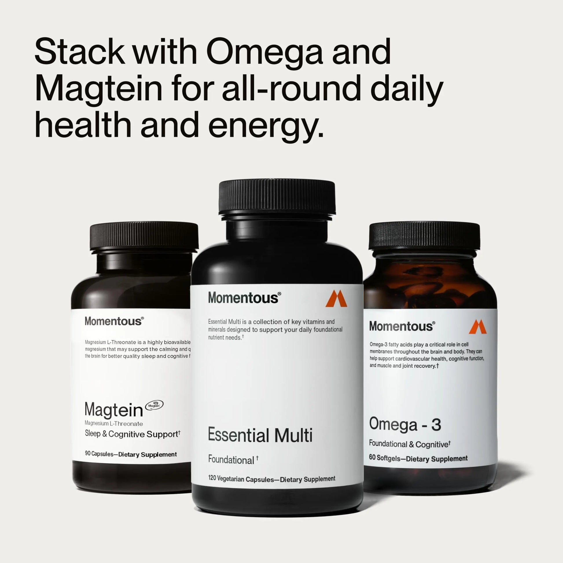 Momentous Essential Multivitamin for Women & Men - Complete Vitamin & Mineral Complex for Athletes & Wellness Enthusiasts - GMO- & Gluten-Free MomentousBuy Supplements Australia