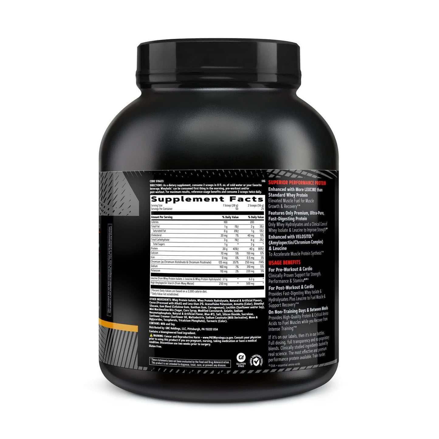 GNC AMP Wheybolic Protein Powder | Targeted Muscle Building and Workout Support Formula GNCBuy Supplements Australia
