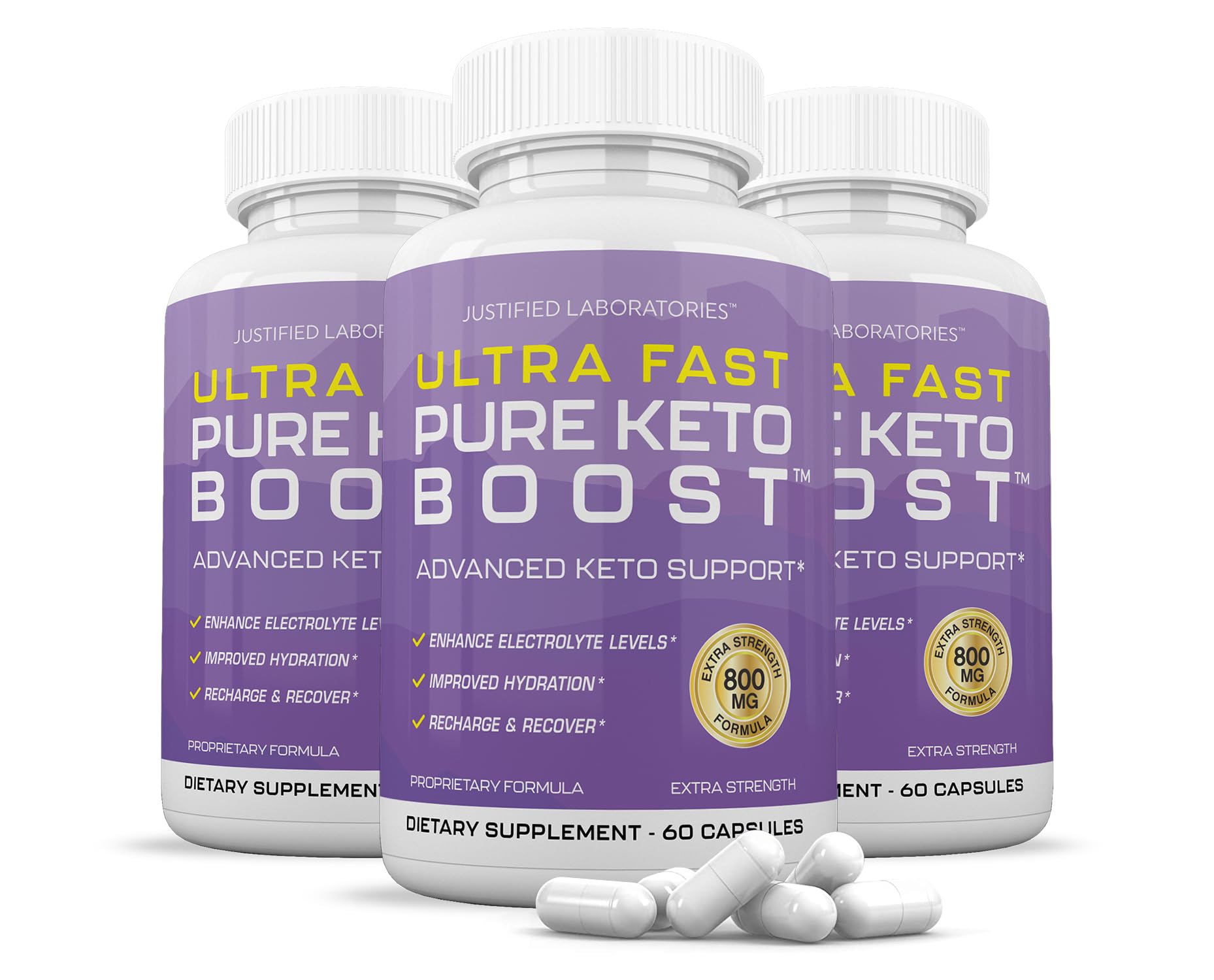 (5 Pack) Ultra Fast Pure Keto Boost Pills 1275MG New & Improved Formula Contains Apple Justified LaboratoriesBuy Supplements Australia