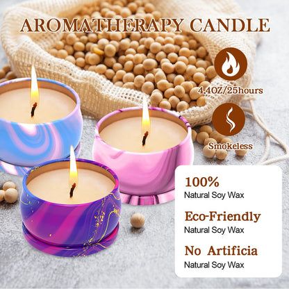 Scented Candles Set of 3, Aromatherapy Candle Set, Home Scented Candles for Winter, Holiday WeimingteBuy Supplements Australia
