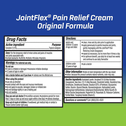 JointFlex Arthritis Pain Relief Cream, 4 oz Per Tube (10 Pack) JointFlexBuy Supplements Australia