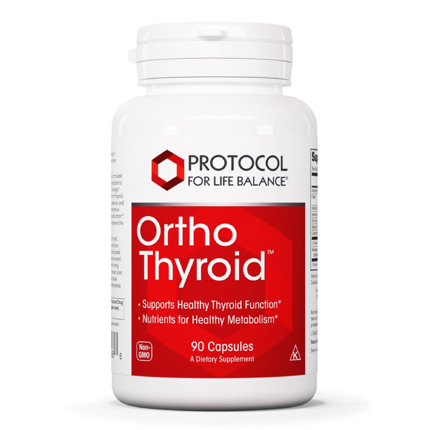 PROTOCOL FOR LIFE BALANCE Ortho Thyroid - Supports Healthy Thyroid Function* - with Ashwagandha, Zinc & Selenium - Non-GMO & Kosher - 90 Veg Capsules PROTOCOL FOR LIFE BALANCEBuy Supplements Australia