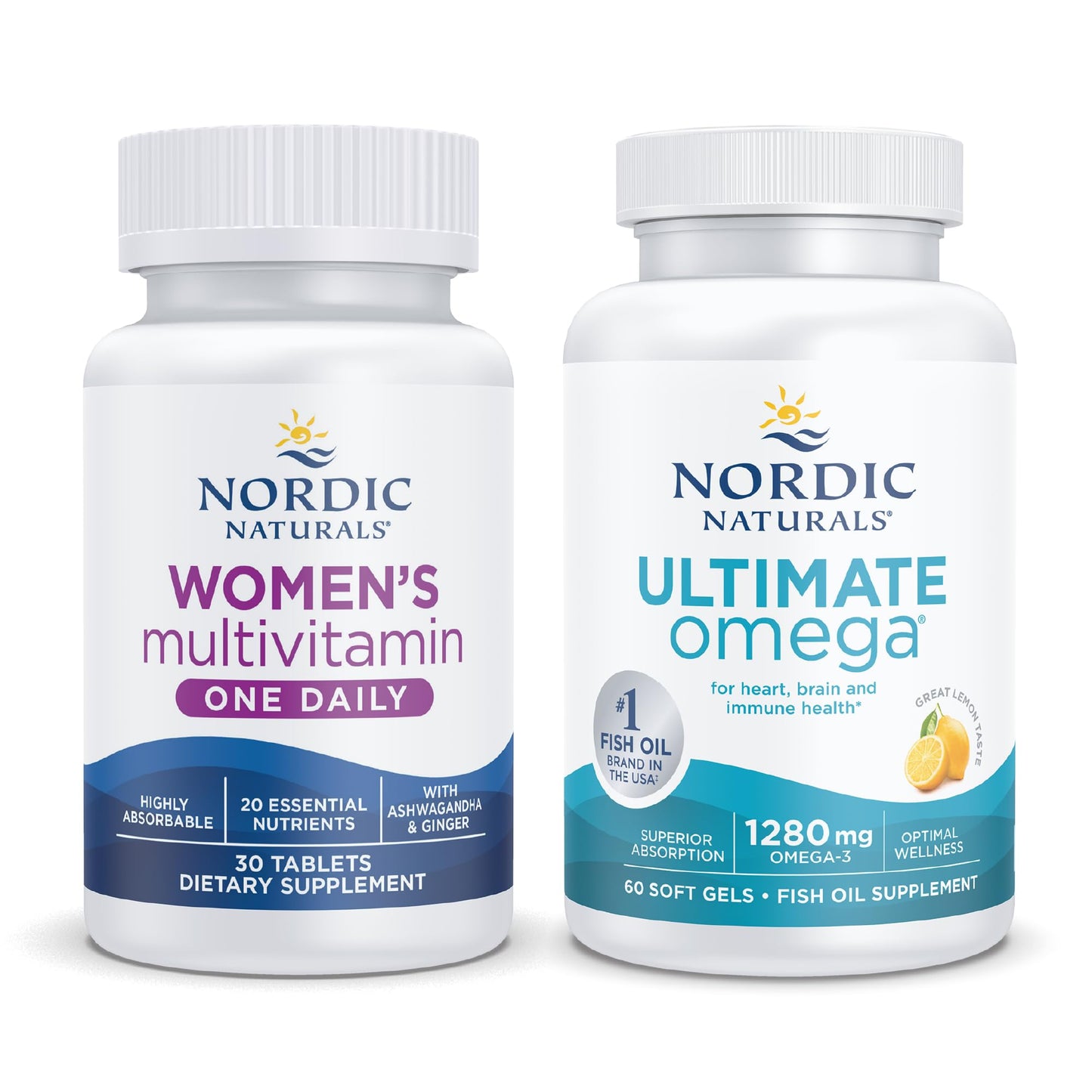 Nordic Naturals Starter Pack - Women's Multivitamin One Daily, Ultimate Omega Nordic NaturalsBuy Supplements Australia