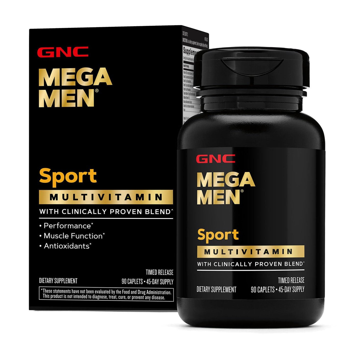 GNC Mega Men Sport Multivitamin | Performance, Muscle Function, and General Health | 90 Count GNCBuy Supplements Australia