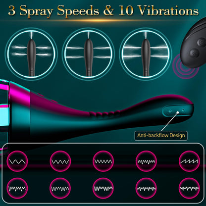 15oz Electric Enema Bulb -Remote Anal Douche, 3 Enema Speeds,Bendable Enema Douche SEXY SLAVEBuy Supplements Australia