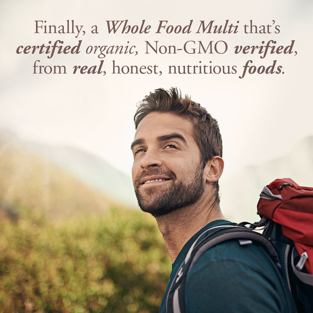 Garden of Life Organics Whole Food Multivitamin for Men, 120 Tablets, Vegan Mens Vitamins and Minerals for Health and Well-Being, Certified Organic Vegan Multi Garden of LifeBuy Supplements Australia