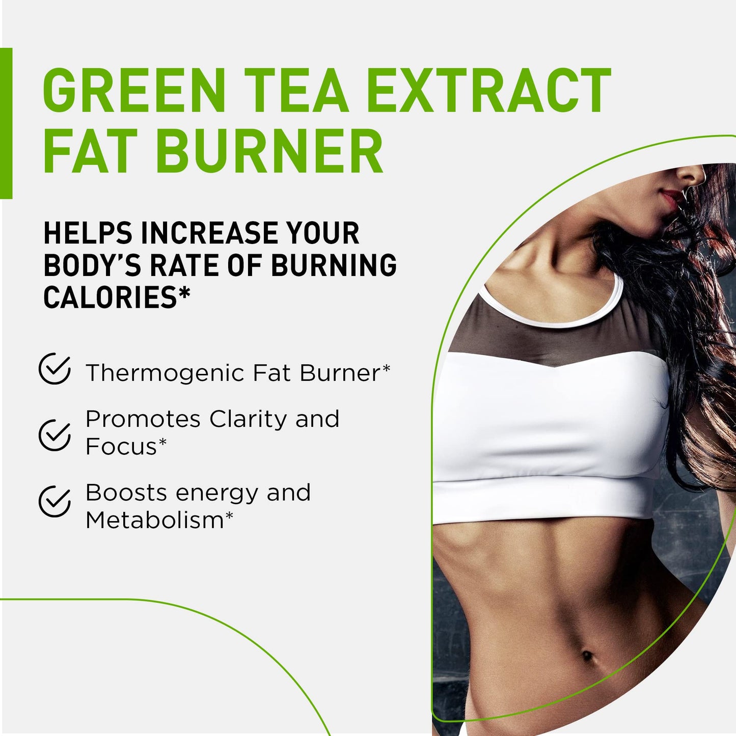 Premium Green Tea Extract Fat Burner Supplement EGCG-Natural Appetite Suppressant NUTRAMODEBuy Supplements Australia