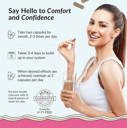 Flower Power ‘She Juicy’ Supplement for Vaginal Health | Slippery Elm Bark | Feminine Flower PowerBuy Supplements Australia