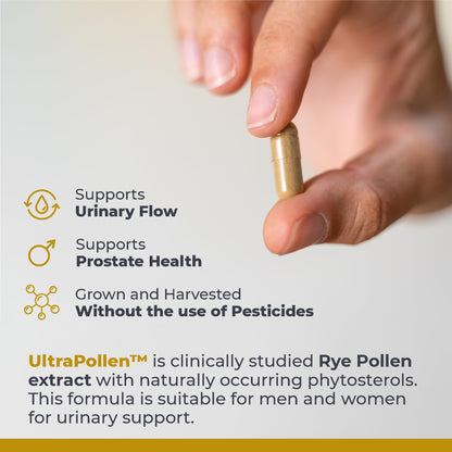 Premier Research Labs UltraPollen - Bee Pollen Supplement, Rye Pollen Extract, Prostate Health, Bee Pollen Extract from Rye Flower with Amino Acids, Supplement for Men & Women- 45 Vegetarian Capsules Premier Research LabsBuy Supplements Australia