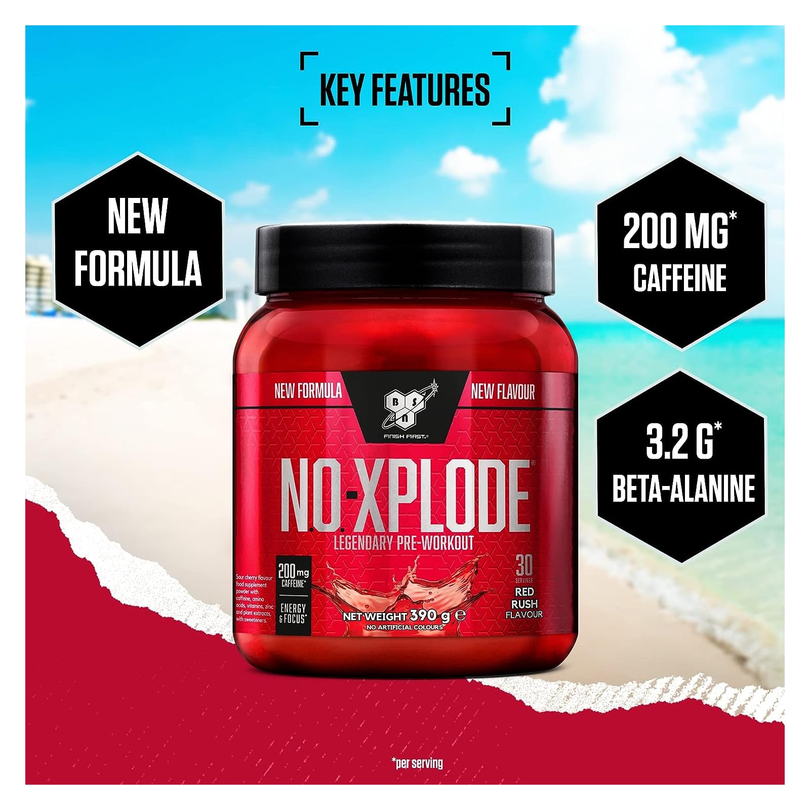 BSN Nutrition N.O.-Xplode Pre Workout Powder Food Supplement, Energy and Focus BSNBuy Supplements Australia