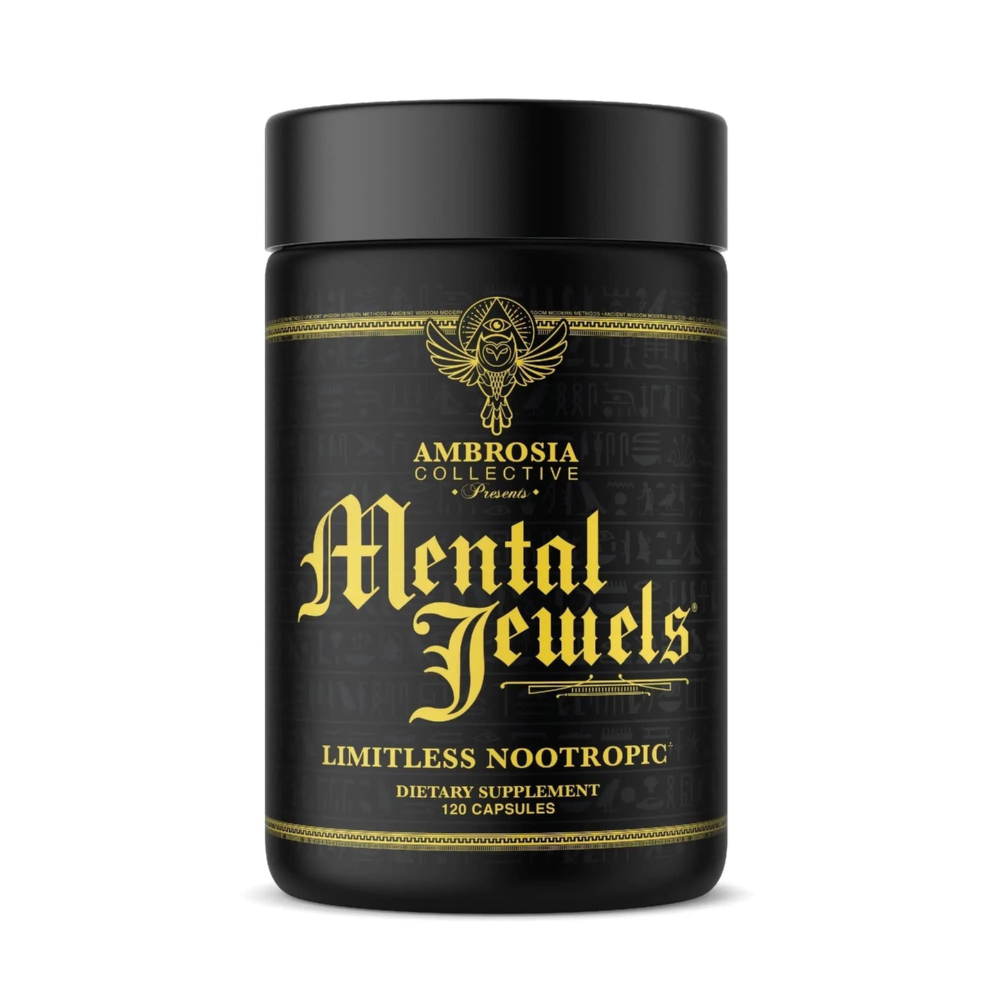 Ambrosia Mental Jewels (Capsules) - Cognitive Enhancer | Increase Memory, Communication Skills, Concentration & Focus | Alpha GPC, Choline, BaCognize AmbrosiaBuy Supplements Australia