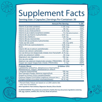 GOBIOTIX Probiotic Multivitamin Supplement - Daily Multivitamins with Probiotics GOBIOTIXBuy Supplements Australia