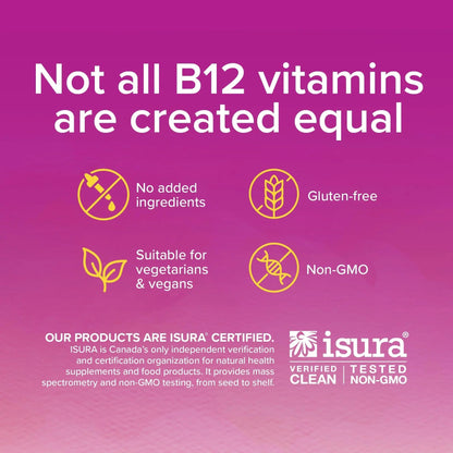 Natural Factors B12 Methylcobalamin, 10,000 mcg, Cherry, 30 Chewable Tablets Natural FactorsBuy Supplements Australia