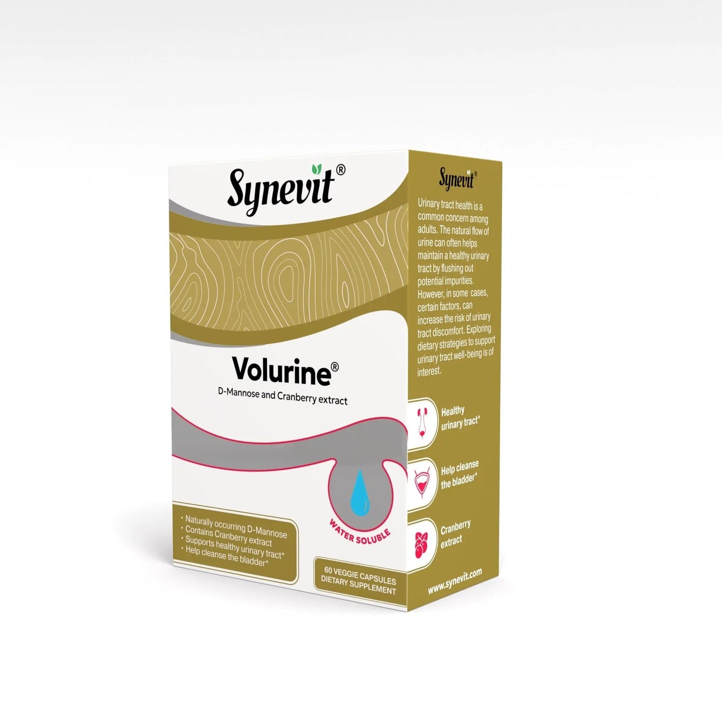 Volurine® D-Mannose & Cranberry Complex for Urinary Tract Health | 30 Capsules SynevitBuy Supplements Australia