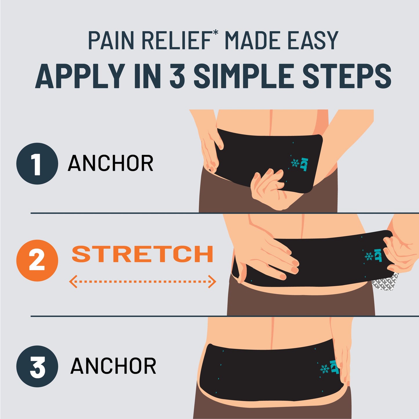 KT Tape, Back Pain Relief Patches, Extra Large 4"x10", Menthol Infused Kinesiology Tape, Cooling Pain Therapy, Everyday Long-Lasting Relief, 4 Count KT TapeBuy Supplements Australia